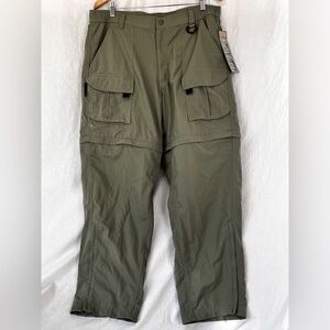 Vintage Y2K 10000 Ft Above Sea Level Convertible Cargo Pant Men XXL Deadstock